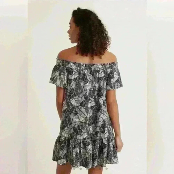 Marine Layer Womens Shirley Off The shoulder dress ,  sz large - Picture 2 of 9